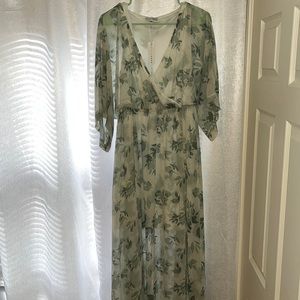 Baltic born XXL sheet floral maxi dress
